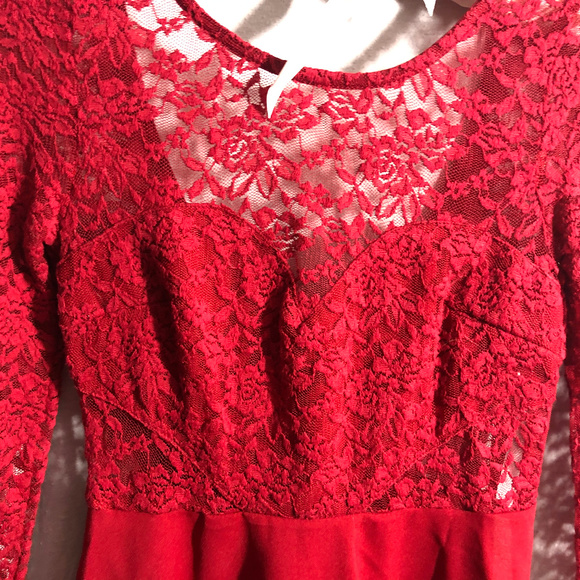 NWT Cocktail Dress Laceoverlay Sweetheart Neckline - Picture 2 of 7